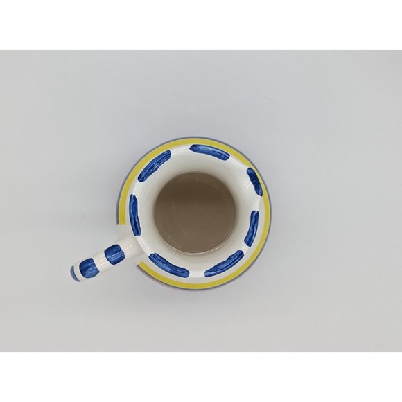 Ceramica Arte Bello Pitcher Jug Ceramic Hand-painted Cow Saguero Cactus - Picture 8 of 12